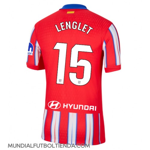 Camiseta Atletico Madrid Clement Lenglet #15 Primera Equipación Replica 2024-25 mangas cortas